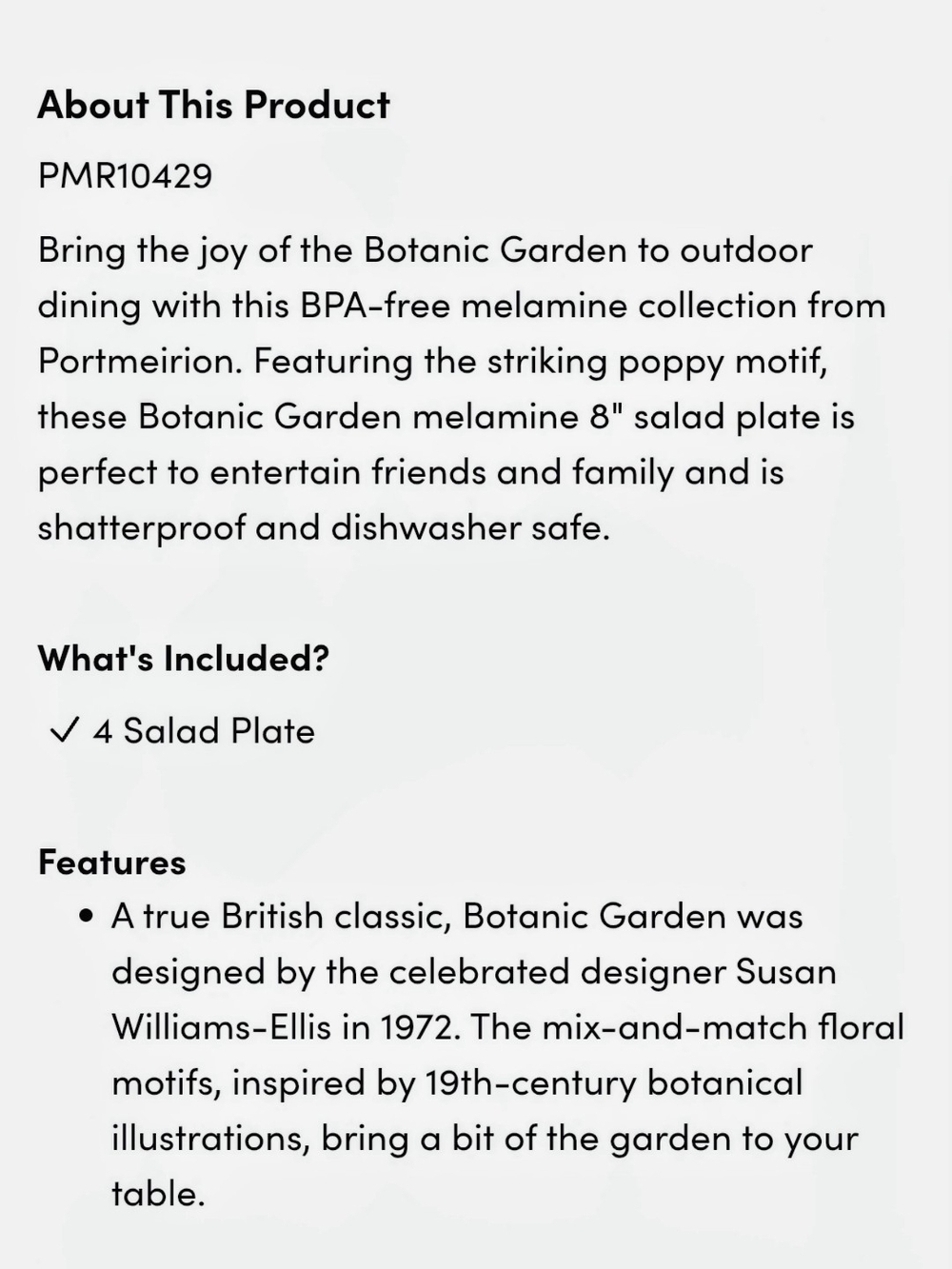 ❣️NIB BOTANIC SALAD PLATES - Picture 6 of 15